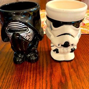 Star Wars Galerie Kylo Ren full body ceramic goblet with Storm trooper